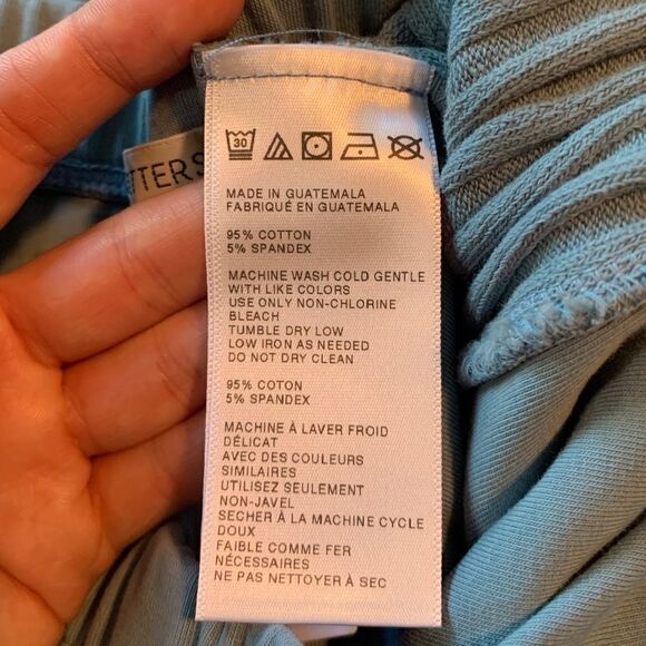 NWT! OU sky blue tie mini skirt - Picture 4 of 10